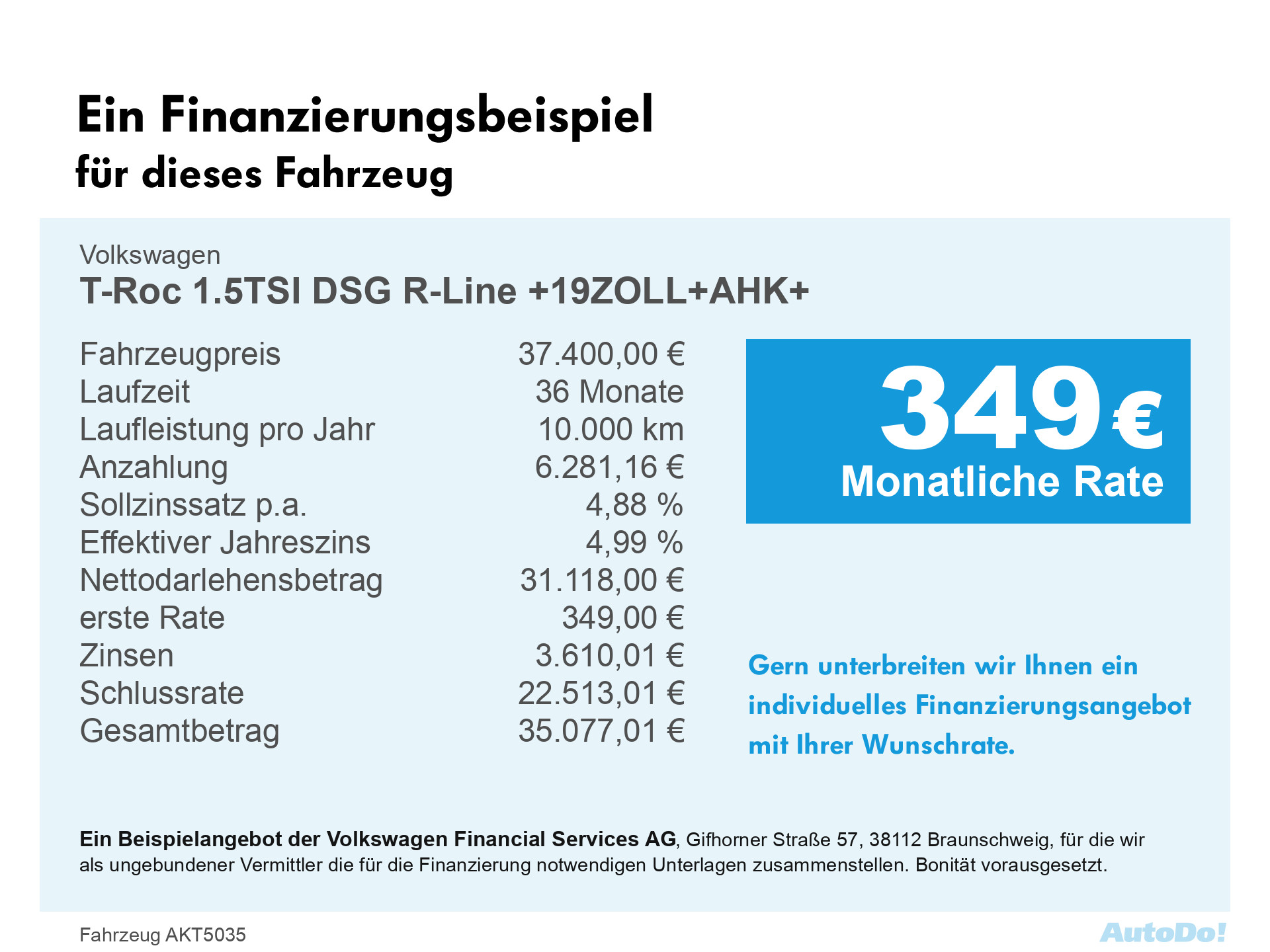 T-Roc 1.5TSI DSG R-Line +19ZOLL+AHK+