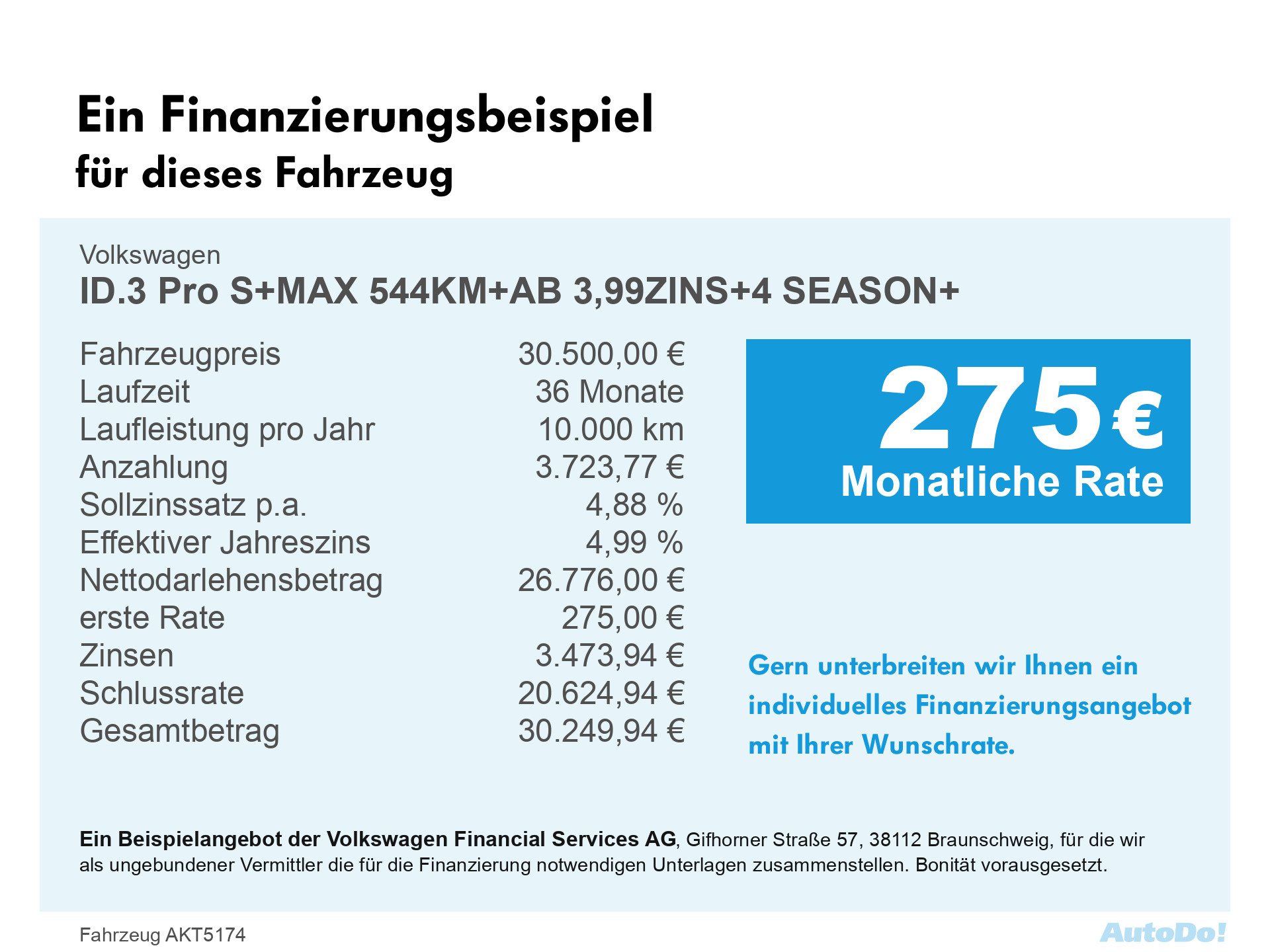 ID.3 Pro S+MAX 544KM+AB 3,99ZINS+4 SEASON+