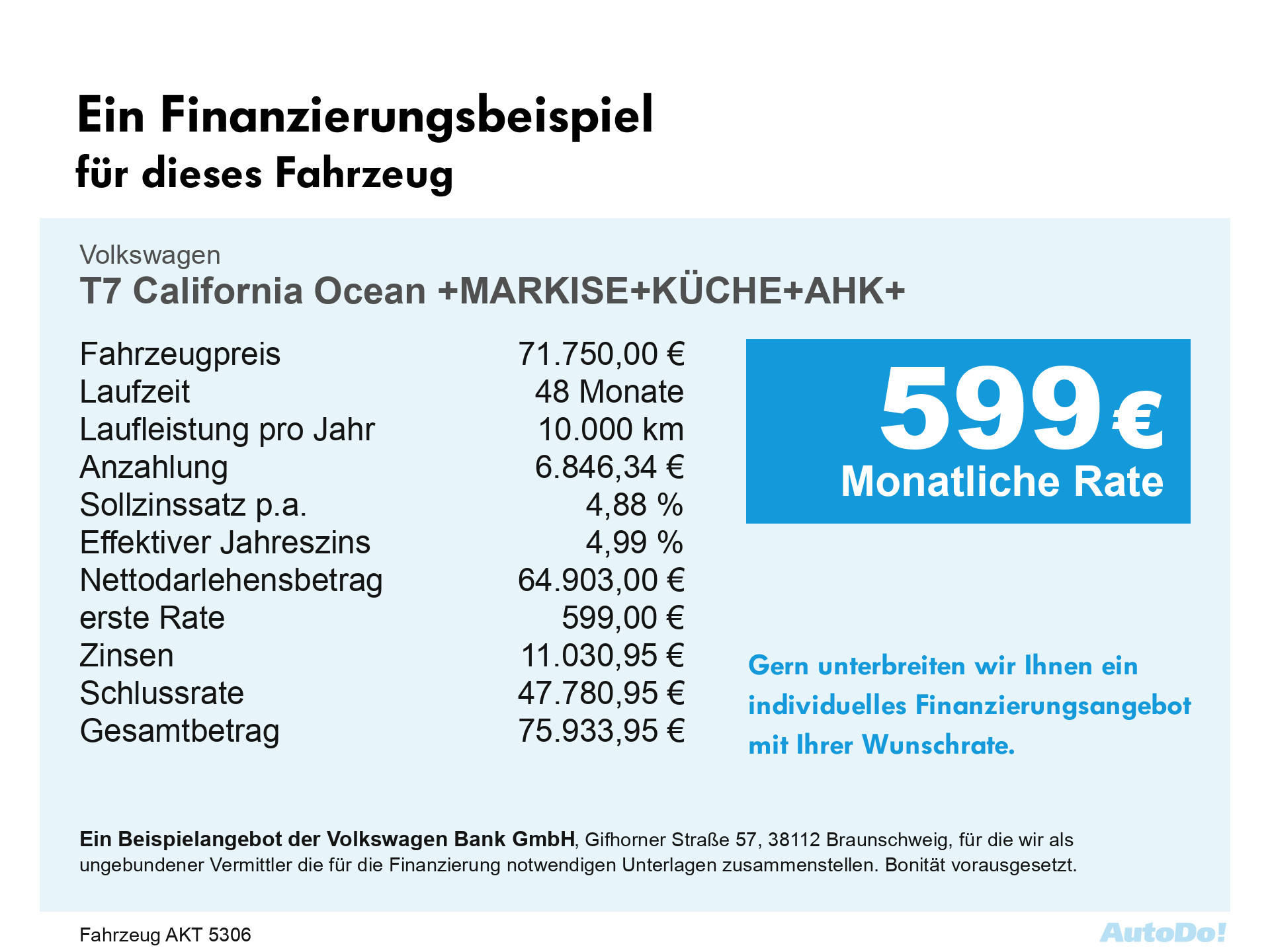 T7 California Ocean +MARKISE+KÜCHE+AHK+