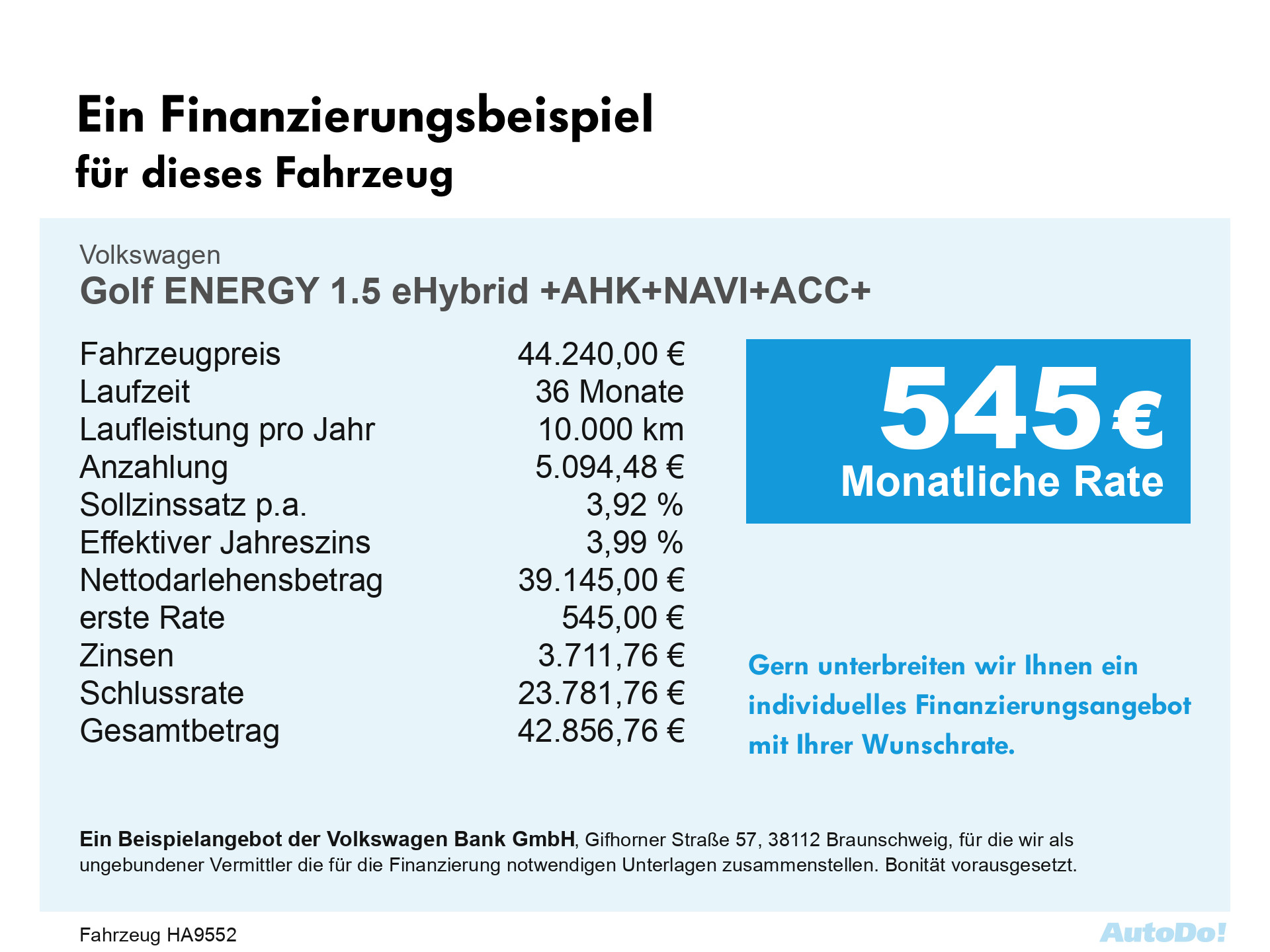 Golf ENERGY 1.5 eHybrid +AHK+NAVI+ACC+