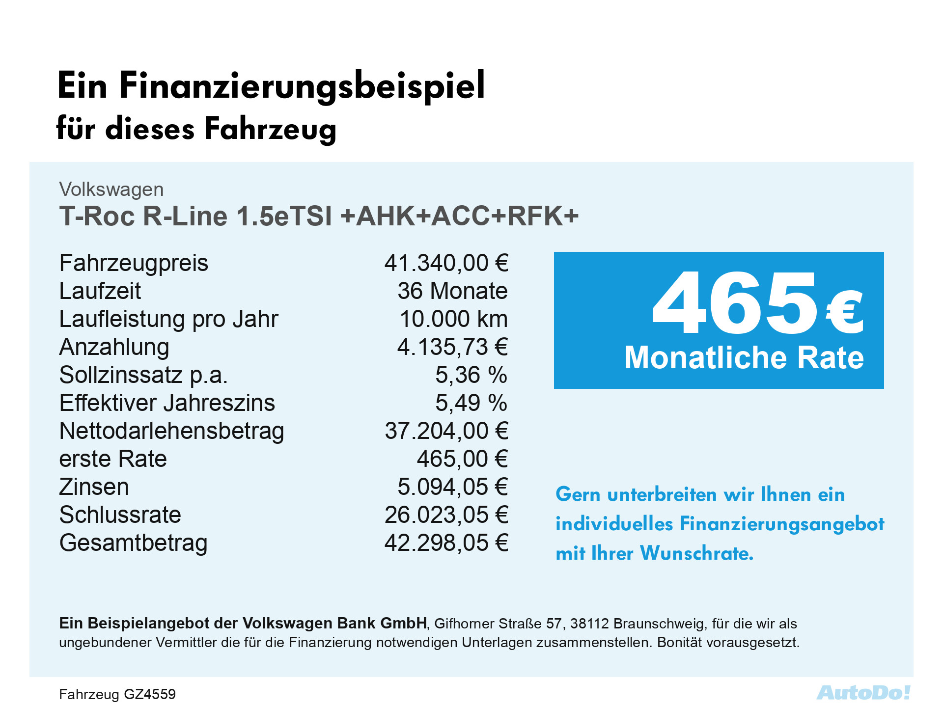 T-Roc R-Line 1.5eTSI +AHK+ACC+RFK+