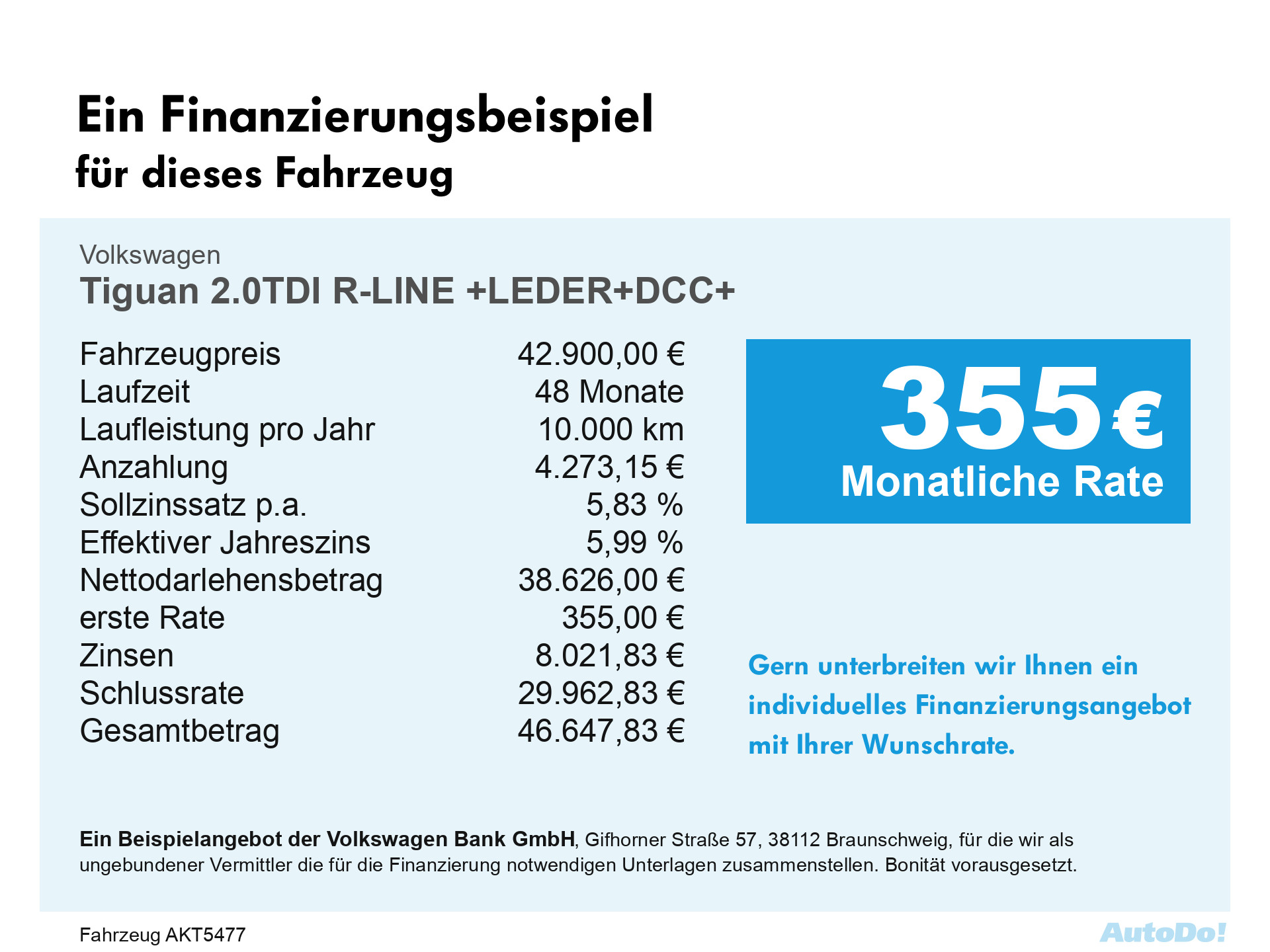 Tiguan 2.0TDI R-LINE +LEDER+DCC+