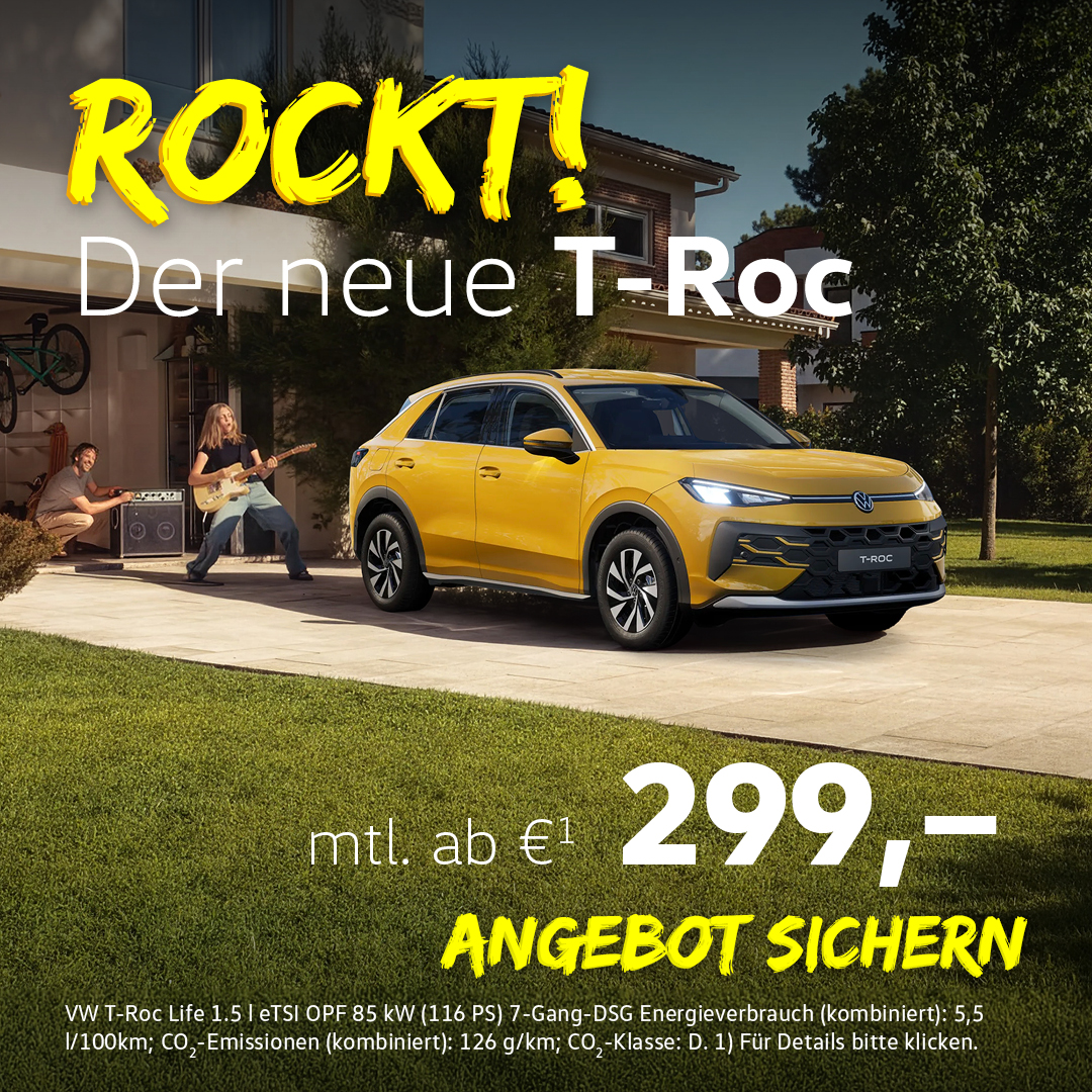BB Beitragsbild VW T-Roc Privatleasing