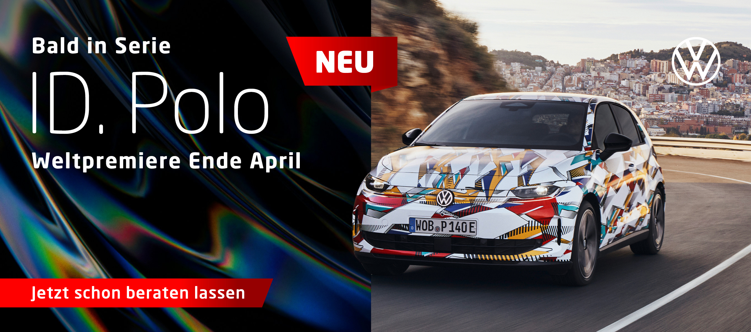 HEADER DESKTOP VW ID. Polo Countdown