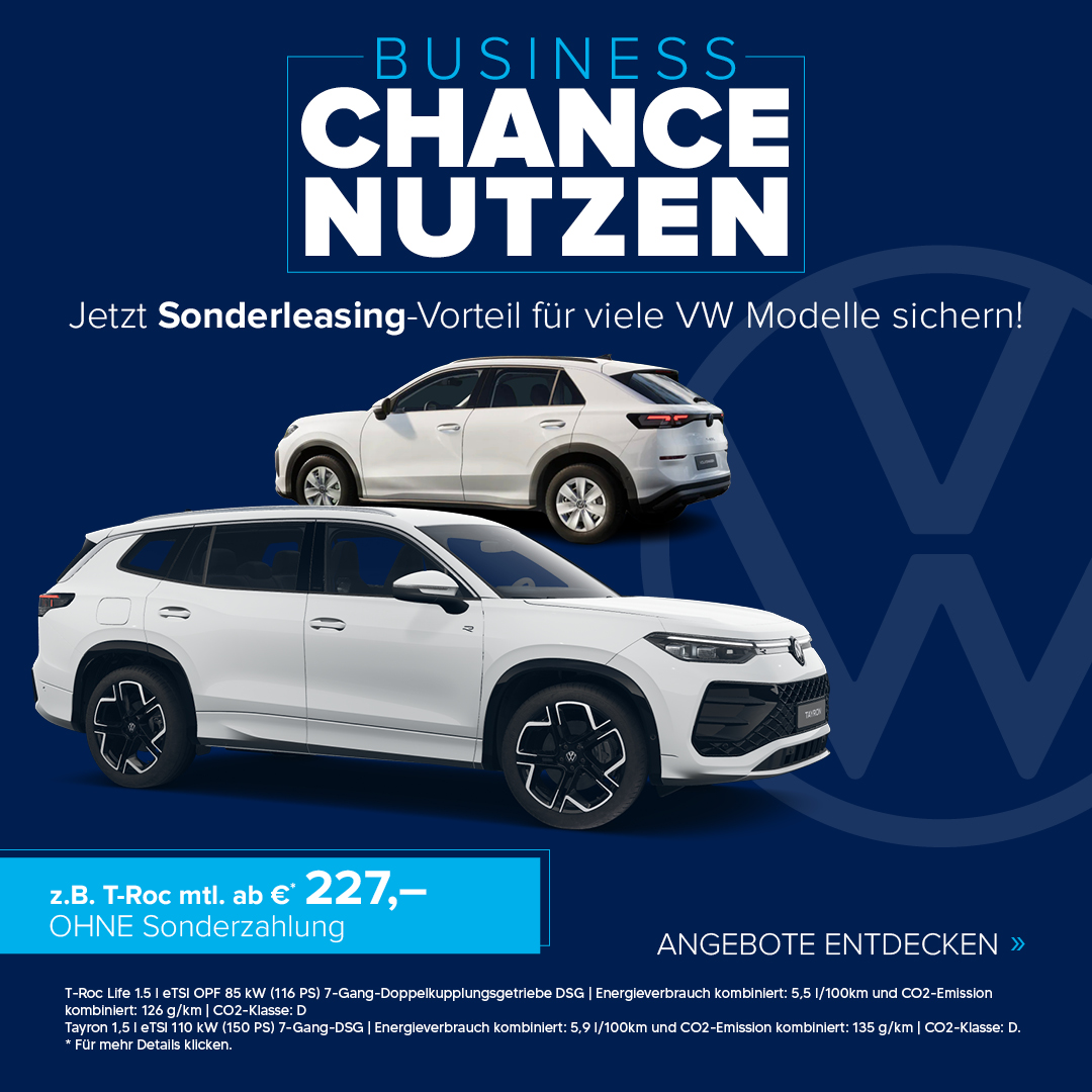 Volkswagen Gewerbeleasing