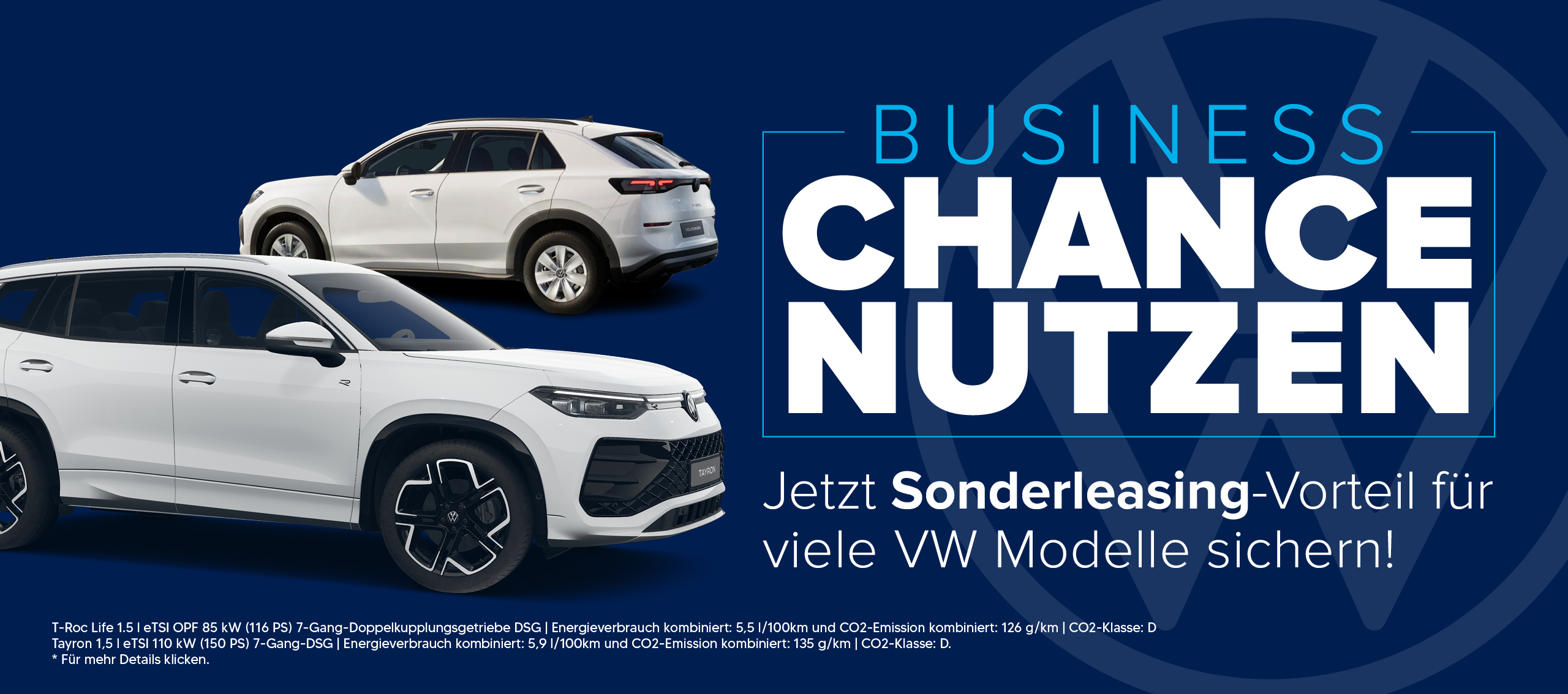 Volkswagen Gewerbeleasing
